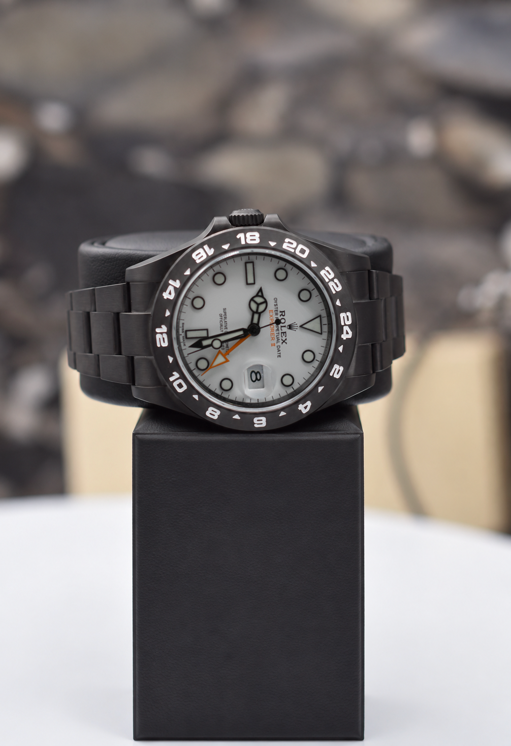 explorer II white dial DLC
