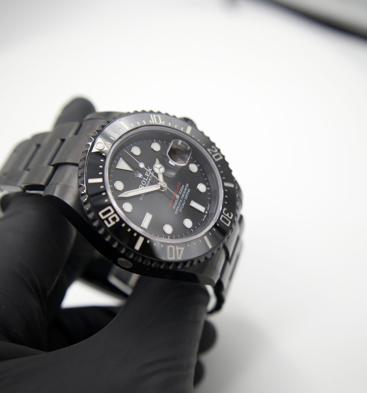 Rolex Sea-Dweller Ghiera Bianca — dettaglio
