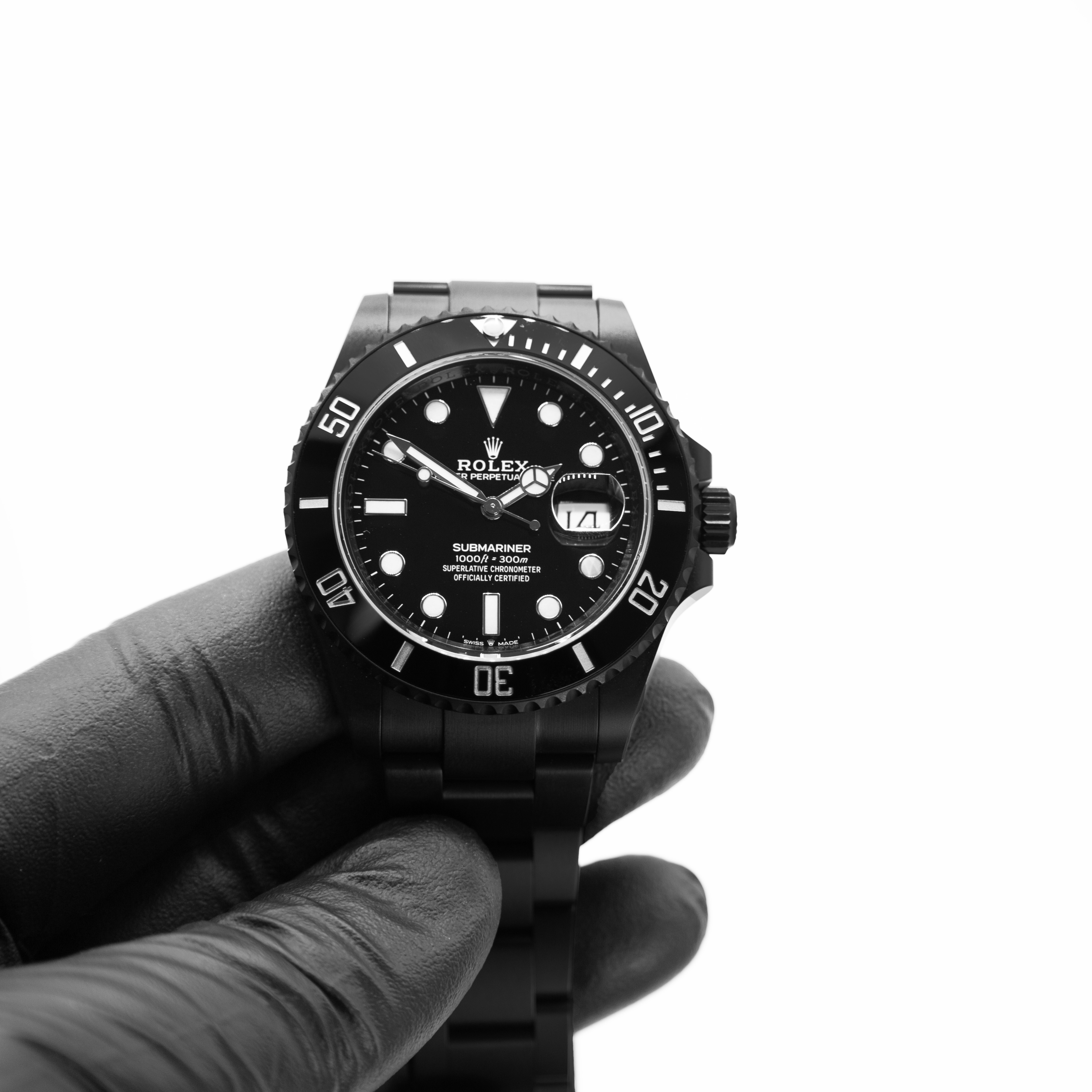 Rolex Submariner Ghiera Bianca — dettaglio