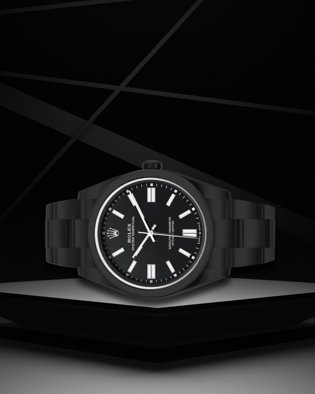 Rolex Oyster Perpetual 41 Nero — al polso