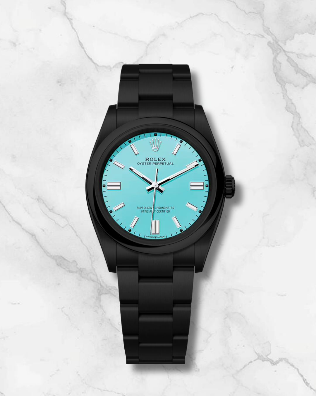Rolex Oyster Perpetual 36 Turchese — dettaglio