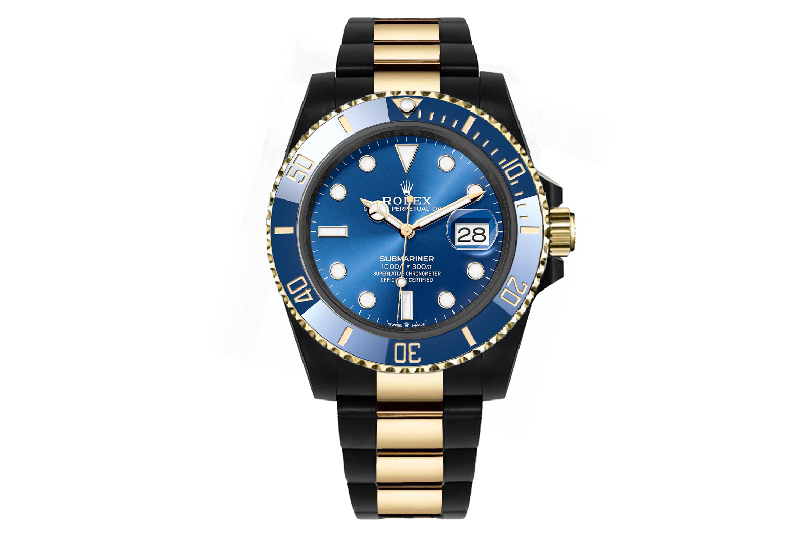 submariner acc oro quadrante blu
