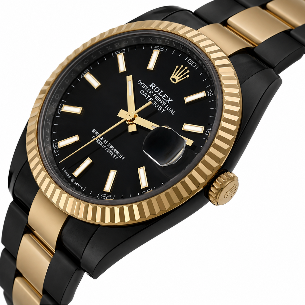 Datejust Steel and Gold 41 mm side