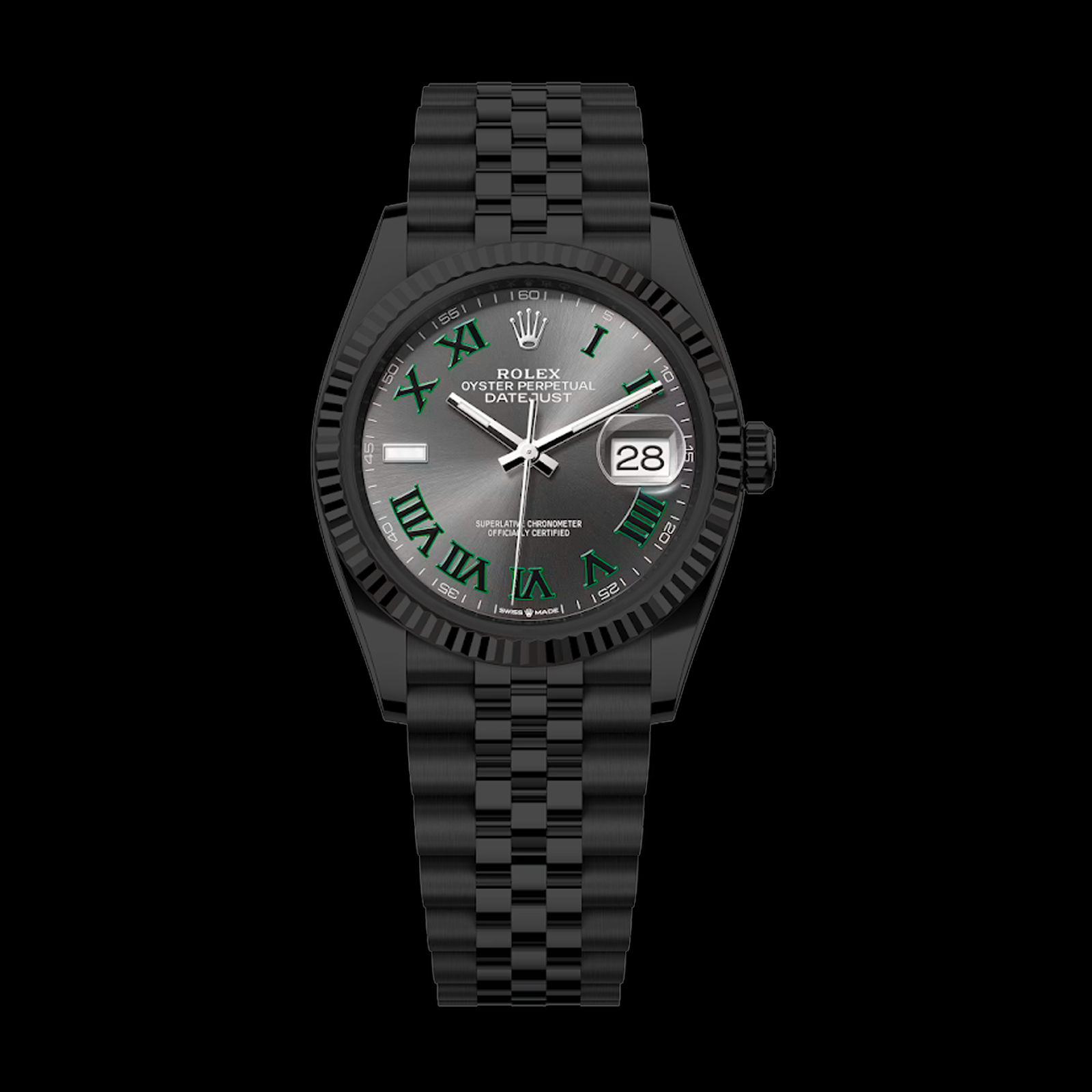Rolex Datejust 36 Jubilee II — blackened