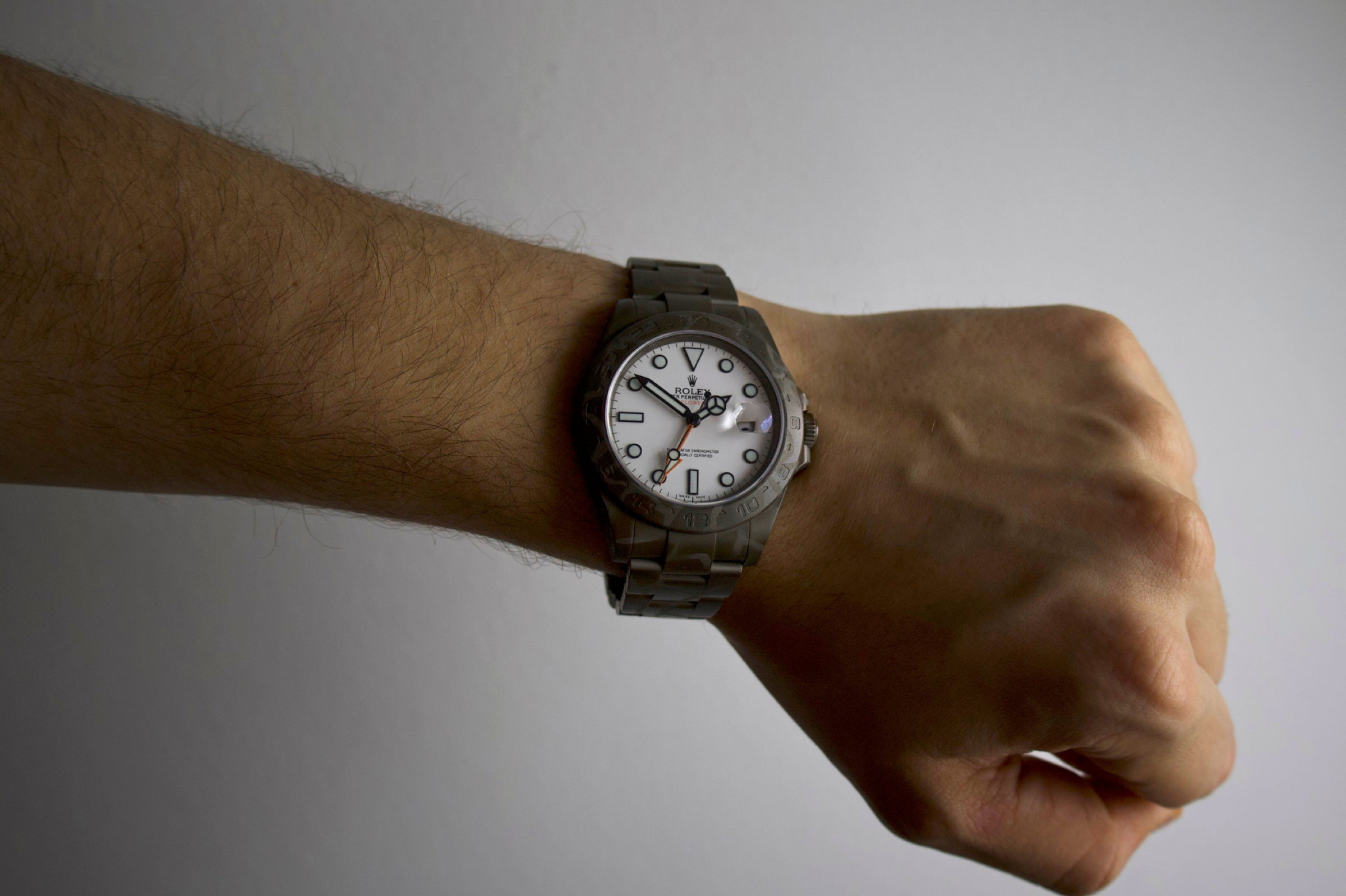 Rolex Explorer II Camouflage II — lifestyle