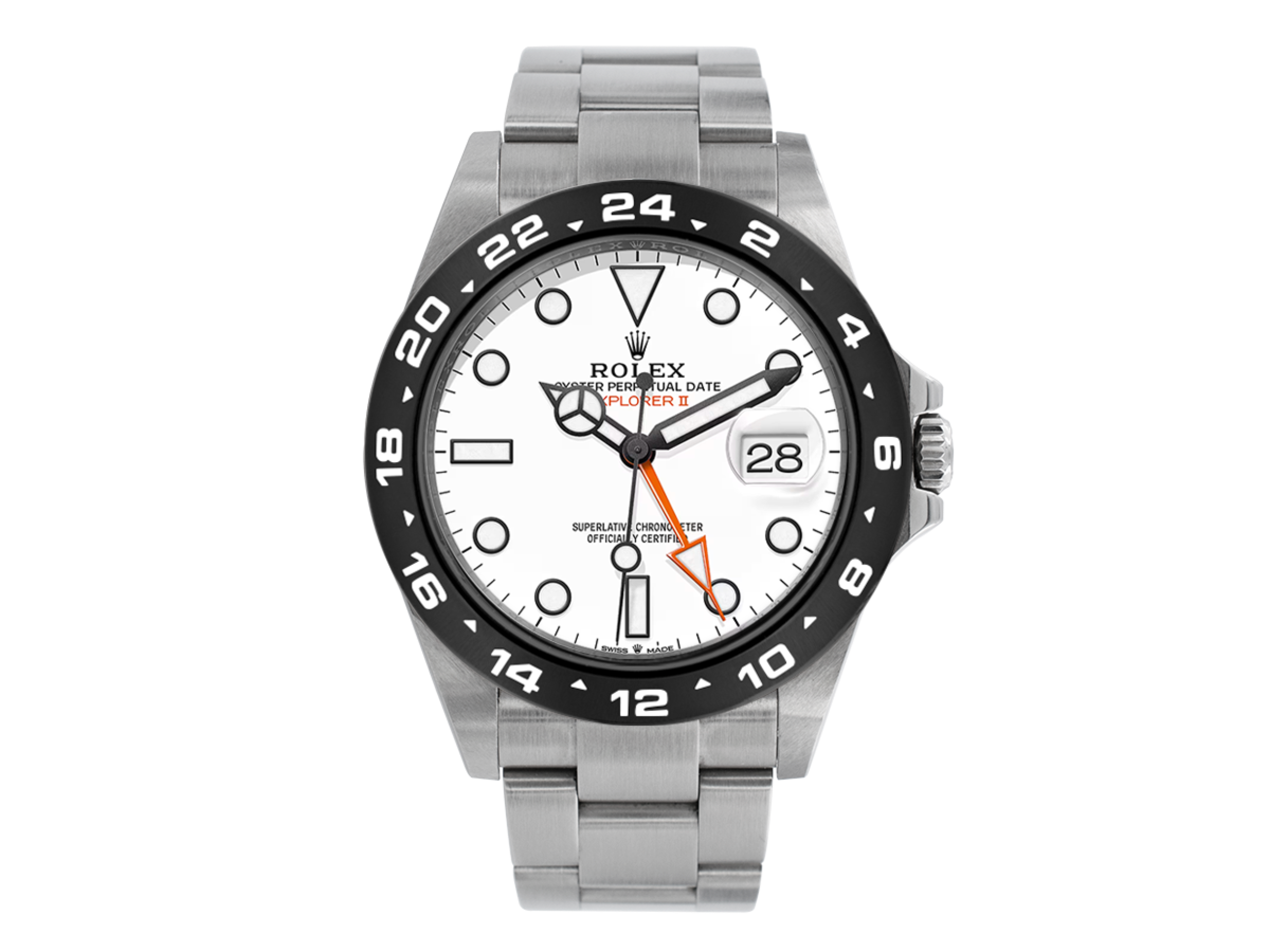 Rolex Explorer II 216570 — blackened