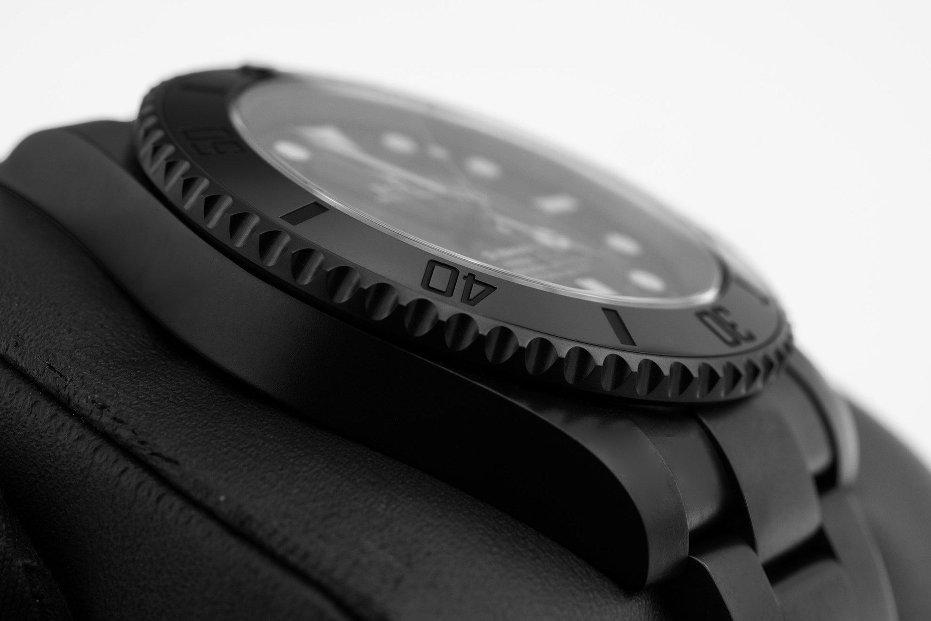 Rolex Submariner Nero Integrale Senza Data — al polso