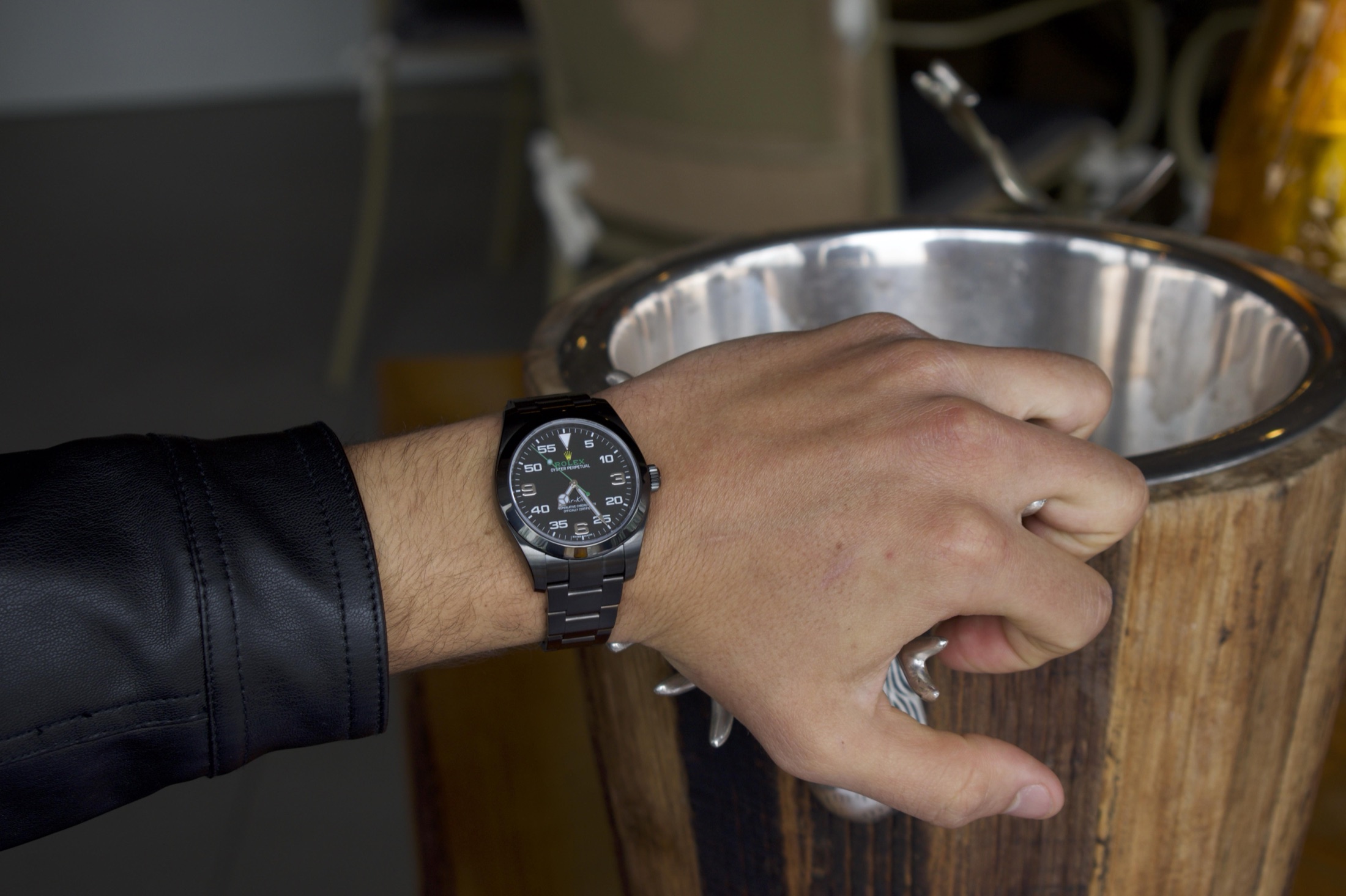 Rolex Air-King — al polso