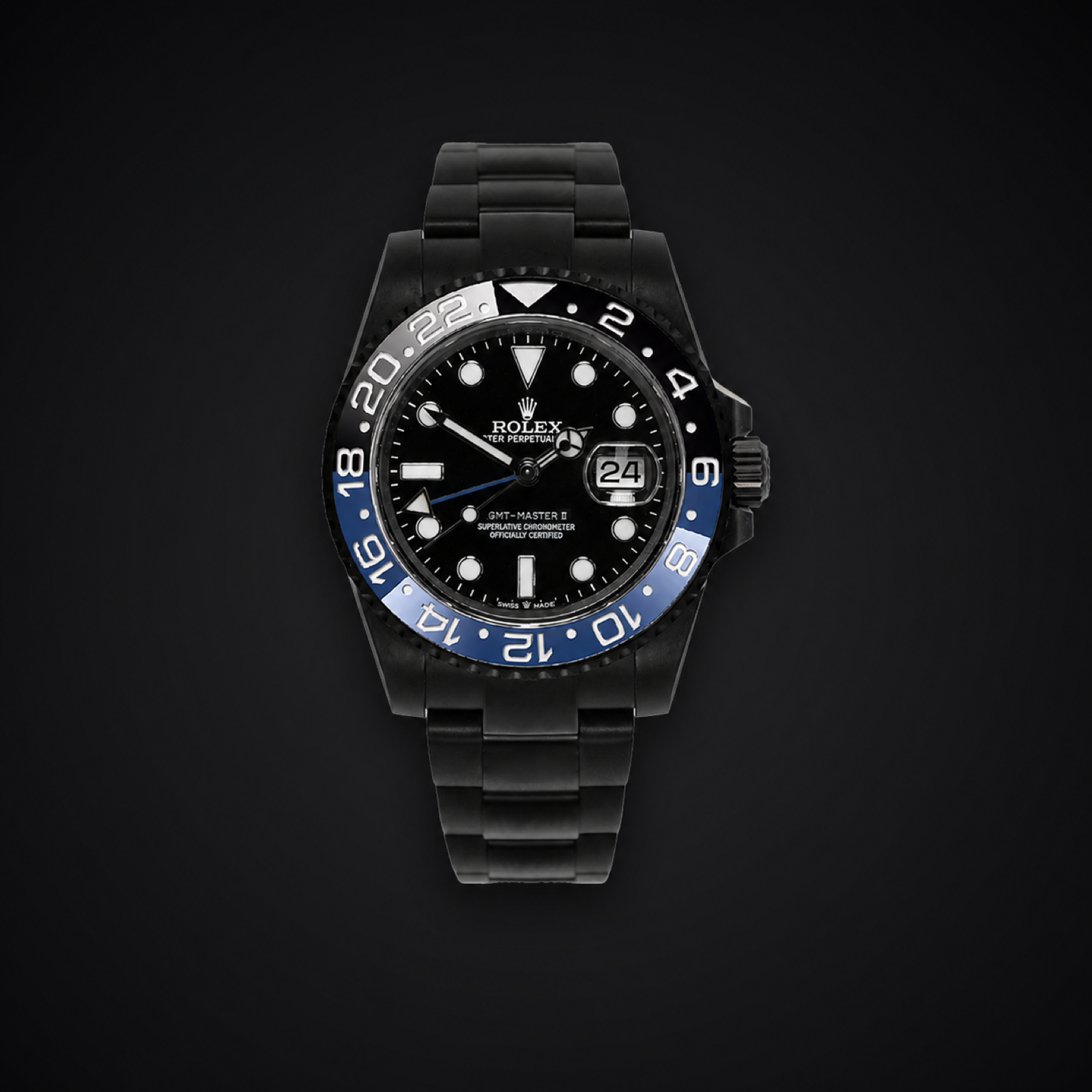 Rolex GMT-Master II 126710BLNR — blackened