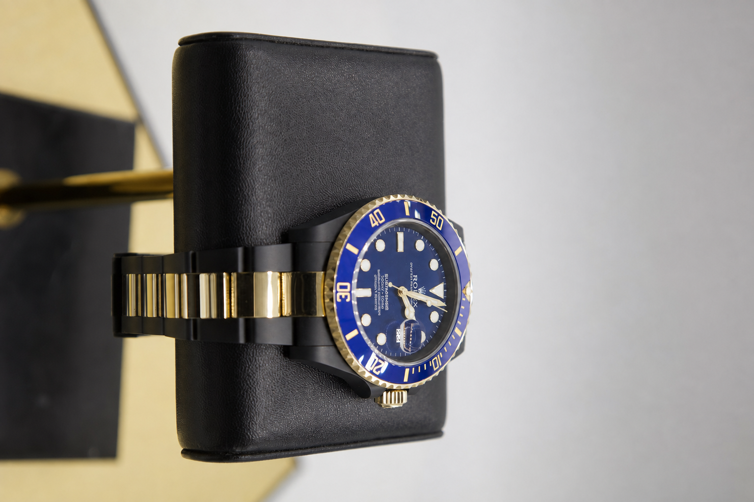 Rolex Submariner Acciaio Oro Blu — dettaglio