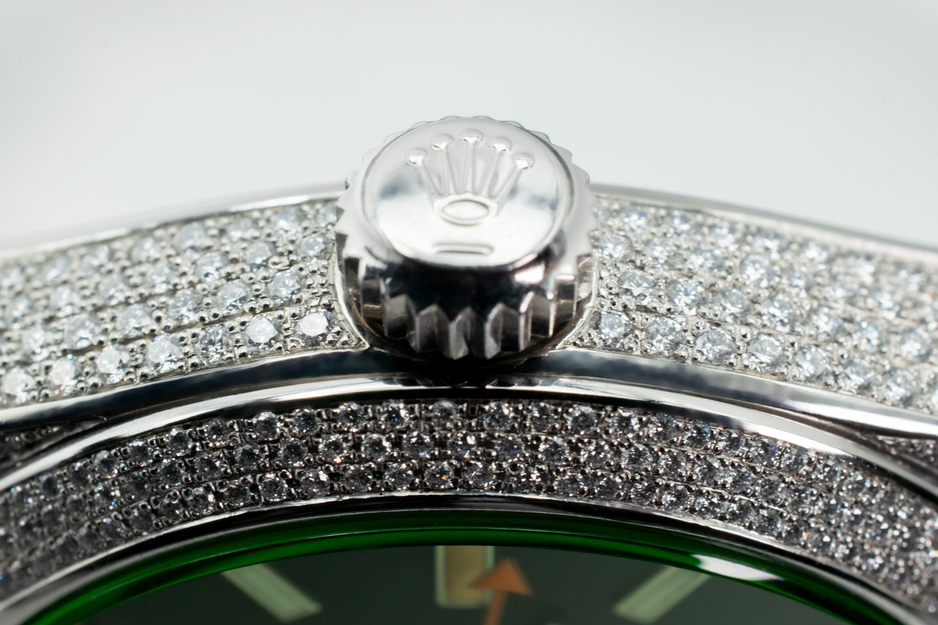 Rolex Milgauss Diamonds GV Nero — dettaglio