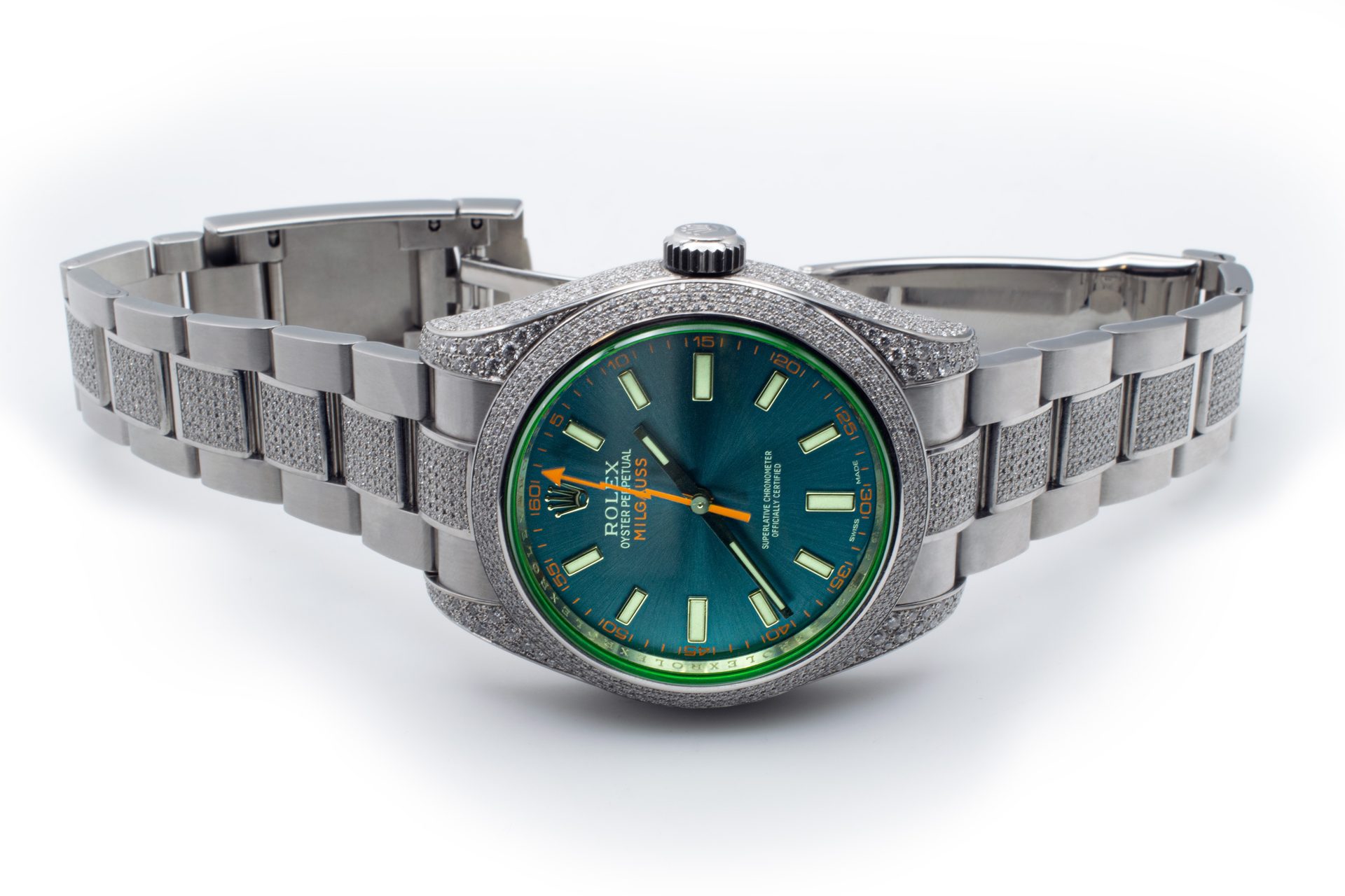 Rolex Milgauss Diamonds GV Z-Blue