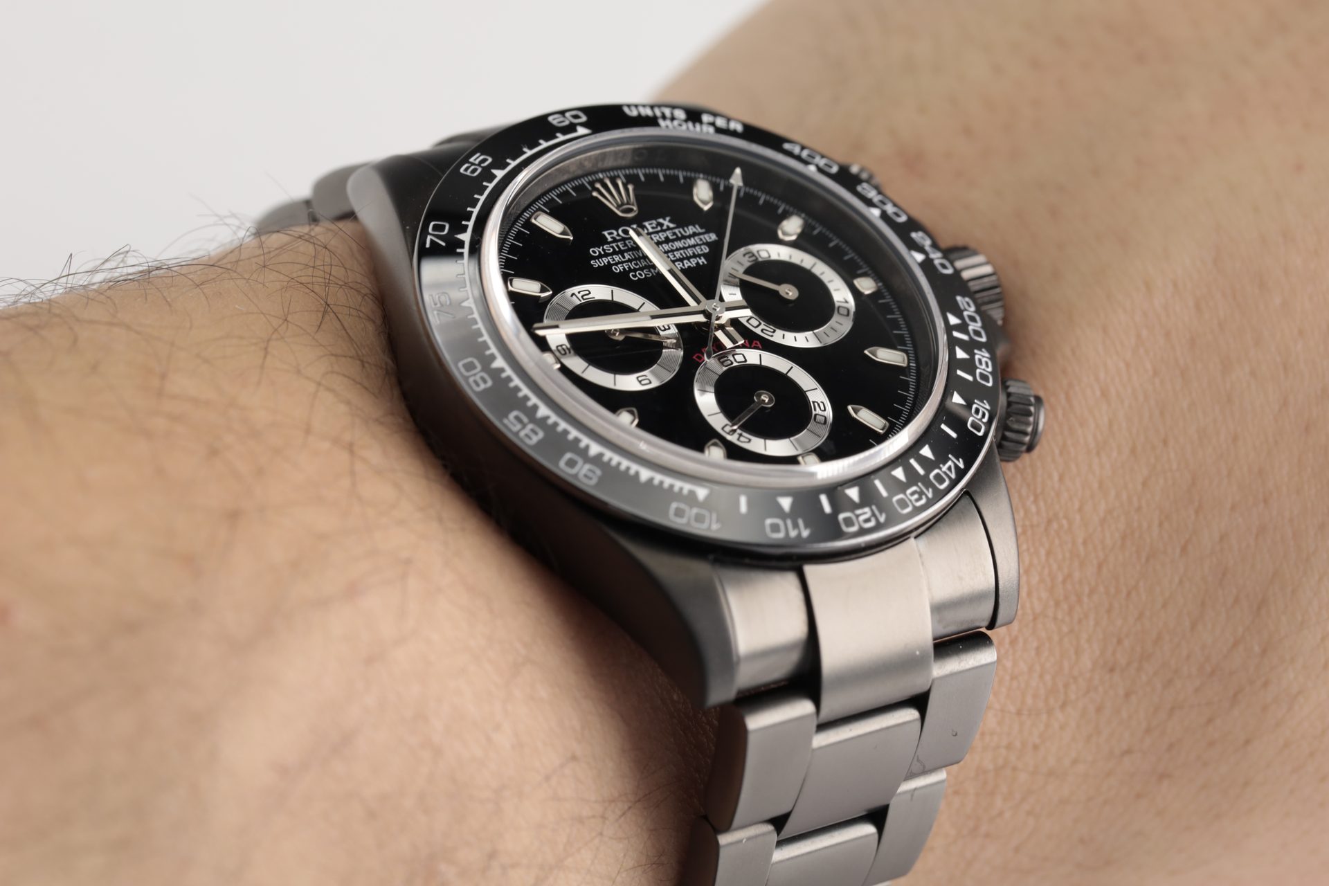 Rolex Cosmograph Daytona Noir — al polso