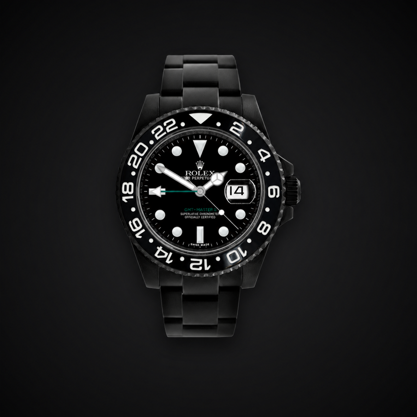 Rolex GMT-Master II 116710 — blackened