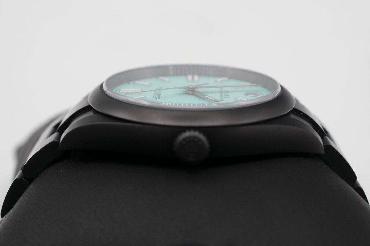 Rolex Oyster Perpetual 41 Turchese — dettaglio