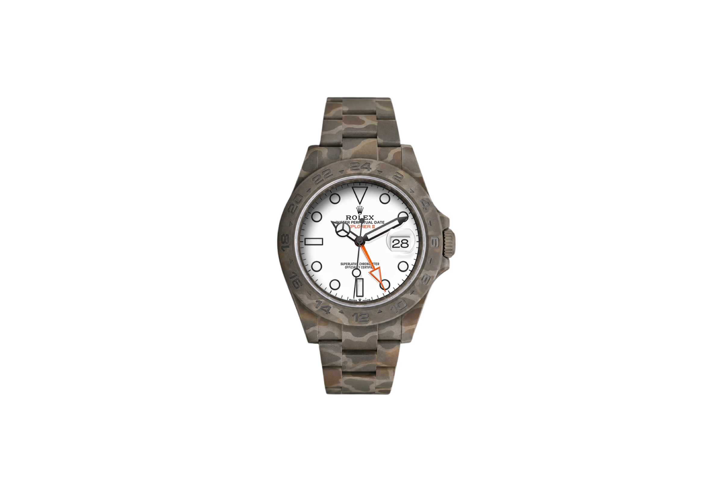 Rolex Explorer II Camouflage II — blackened