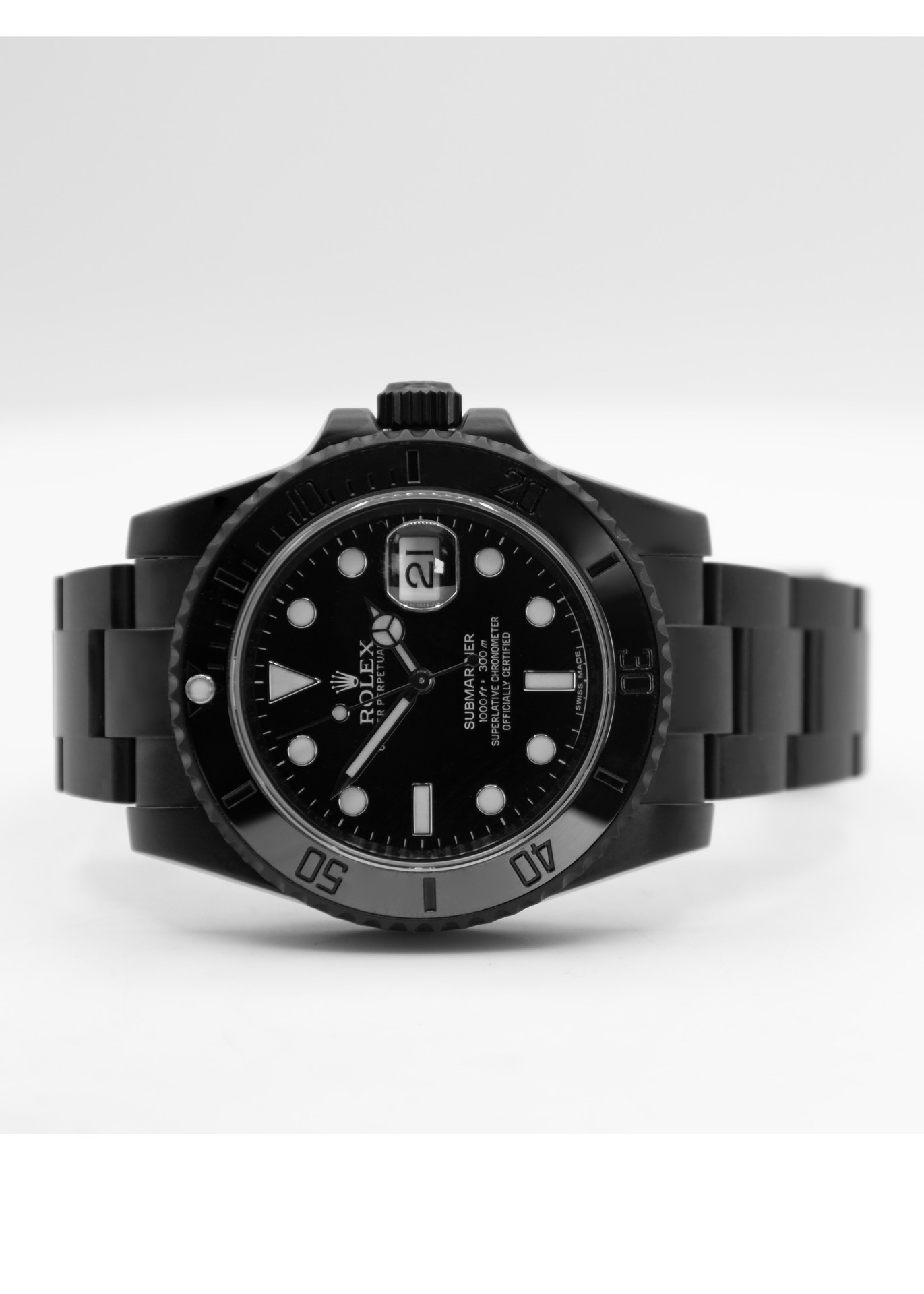 Rolex Submariner Nero Integrale — dettaglio