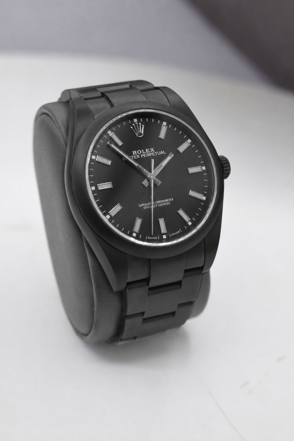 Rolex Oyster Perpetual 39 Nero — dettaglio