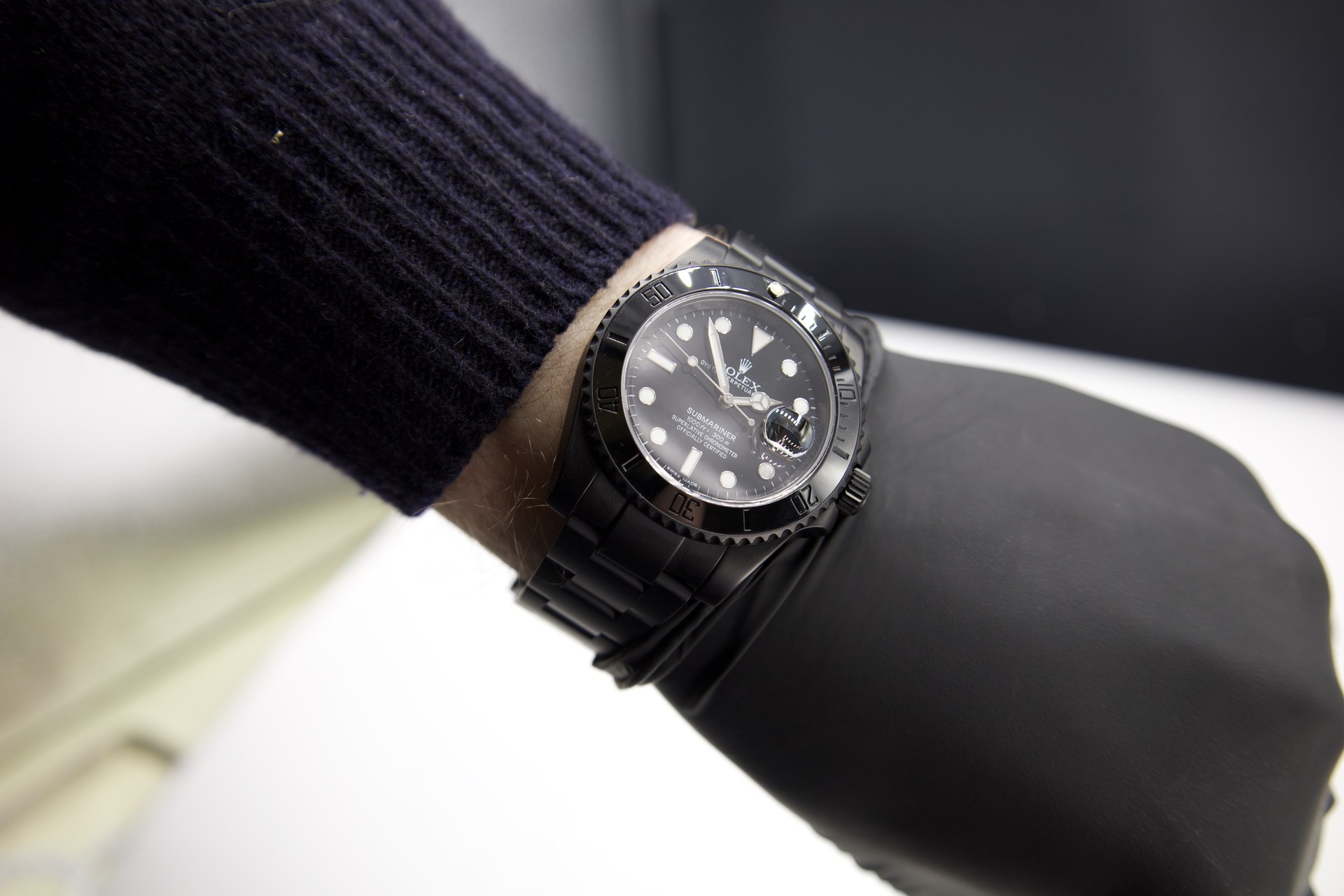Rolex Submariner Nero Integrale — al polso
