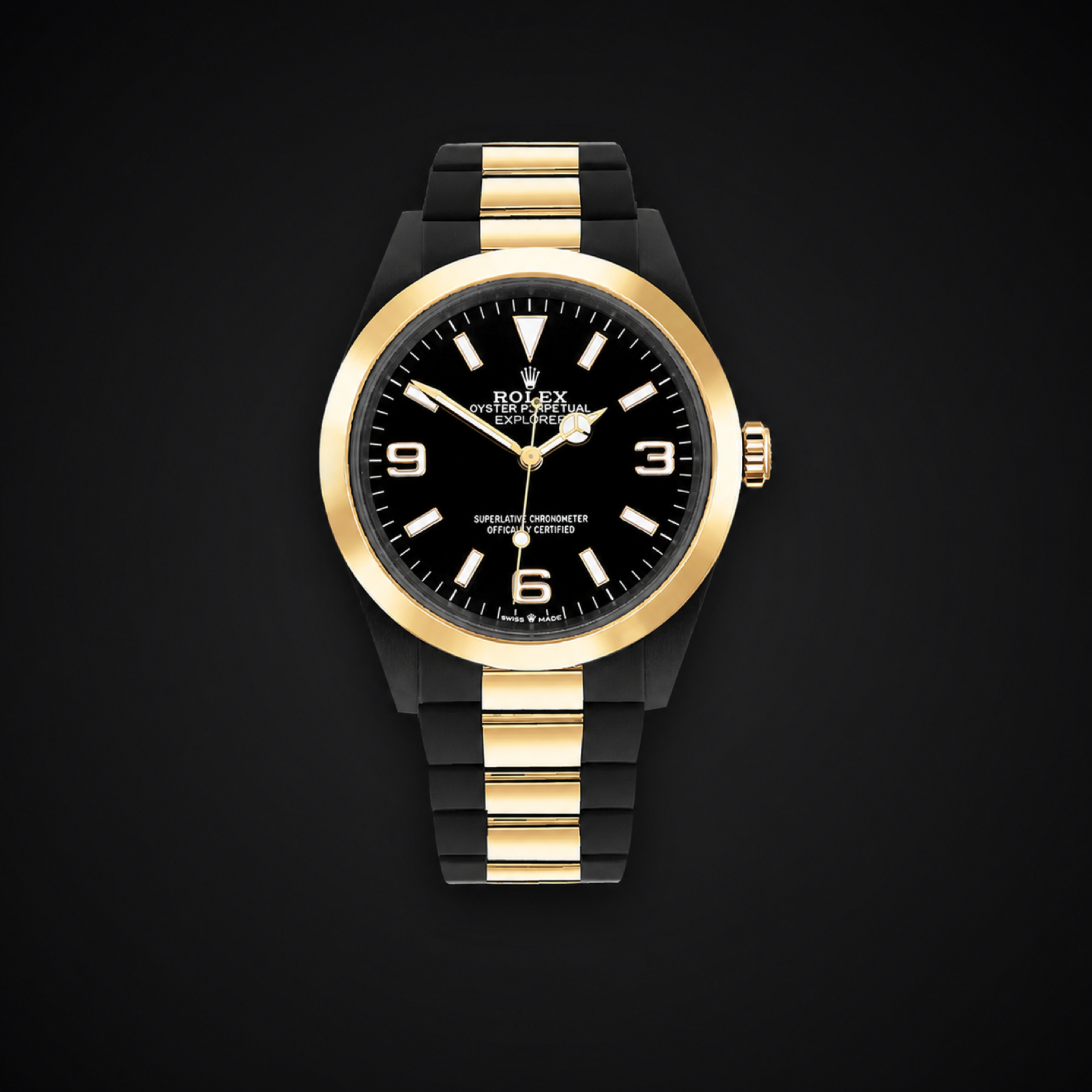 Rolex Explorer 124273 — blackened