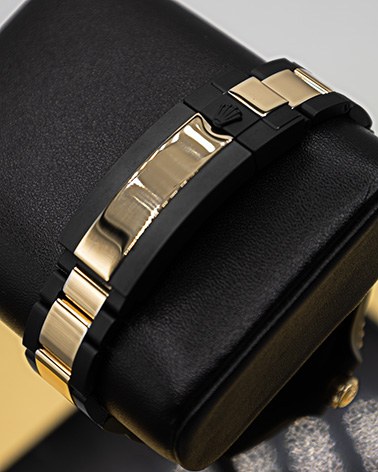 Rolex Submariner Acciaio Oro Blu — dettaglio