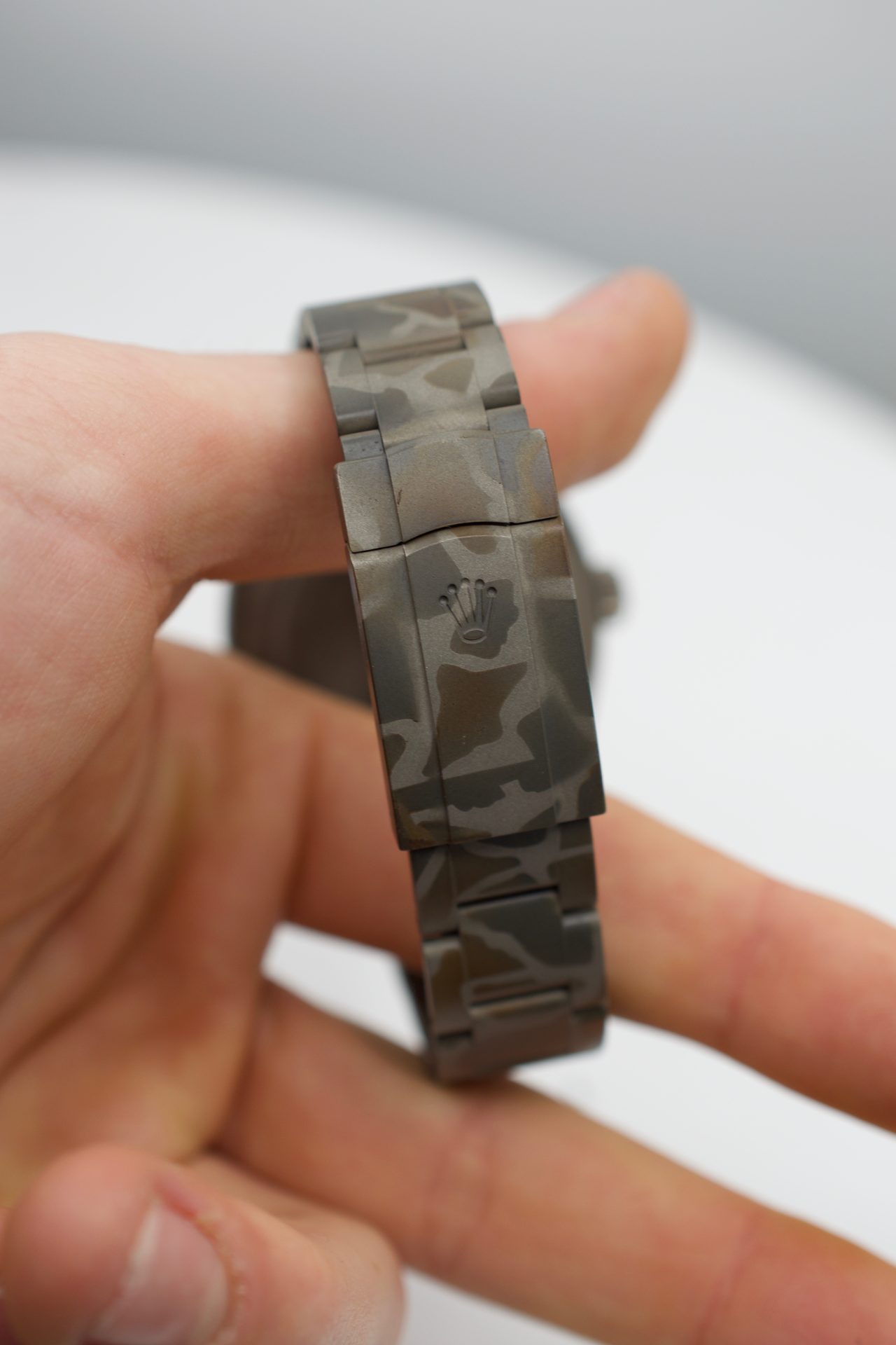 Rolex Air-King Camouflage — dettaglio maglie