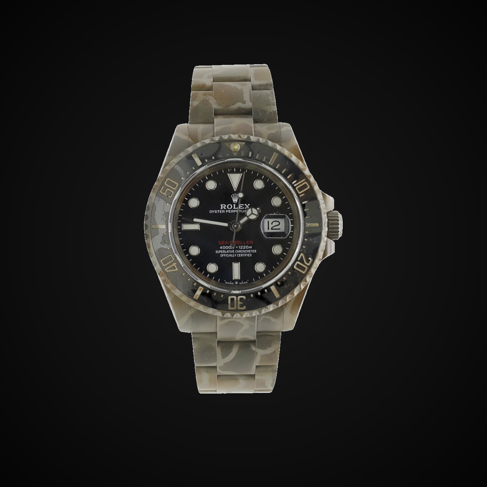 Rolex Sea-Dweller Camouflage — blackened