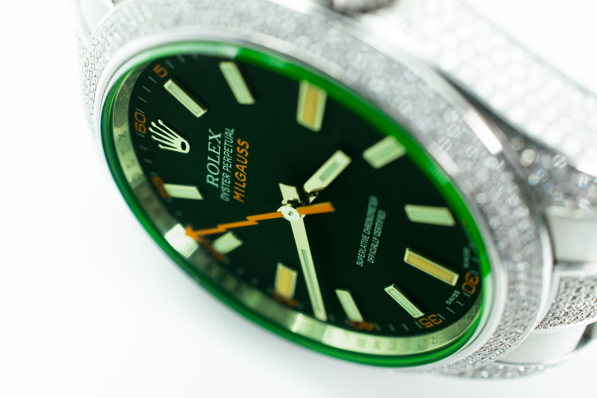 Rolex Milgauss Diamonds GV Nero