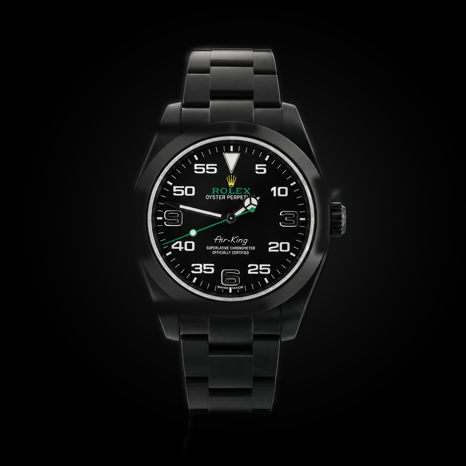Rolex Air-King 116900 — blackened