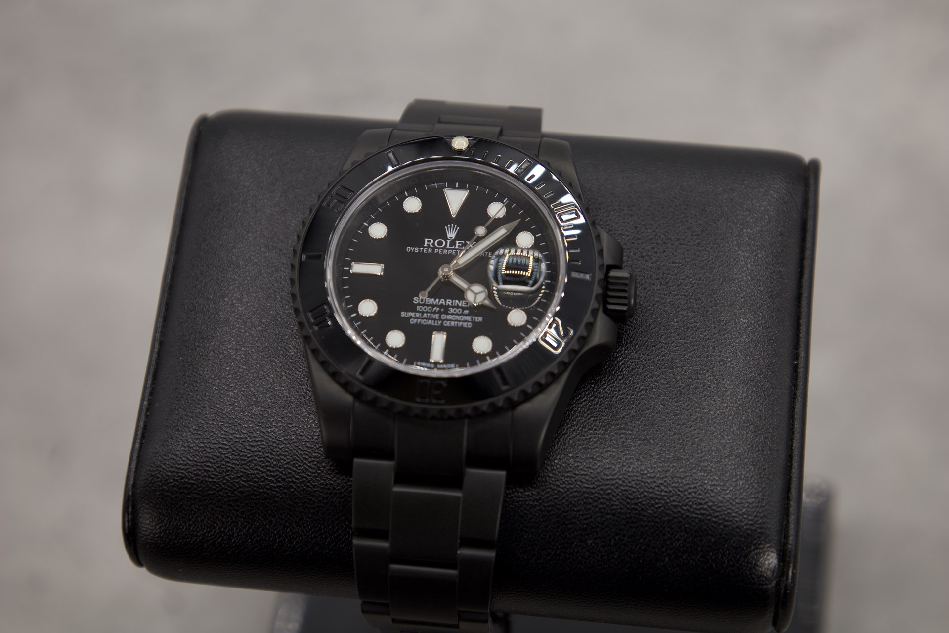 Rolex Submariner Nero Integrale — dettaglio