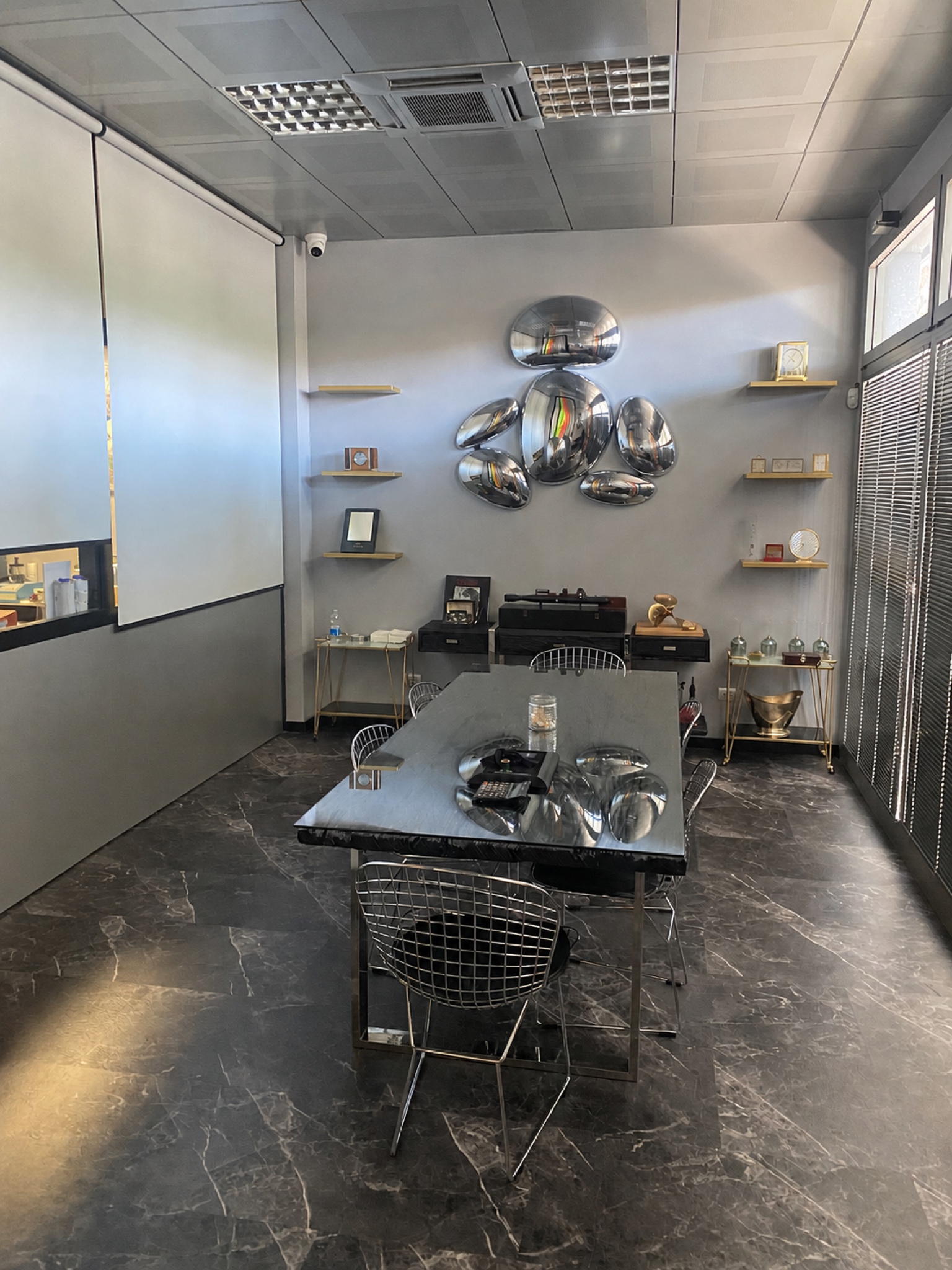 Showroom e sala presentazione dei segnatempo