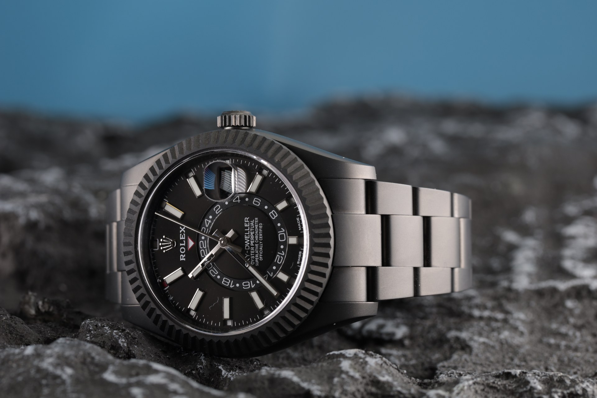 Rolex Sky-Dweller Nero Integrale — al polso