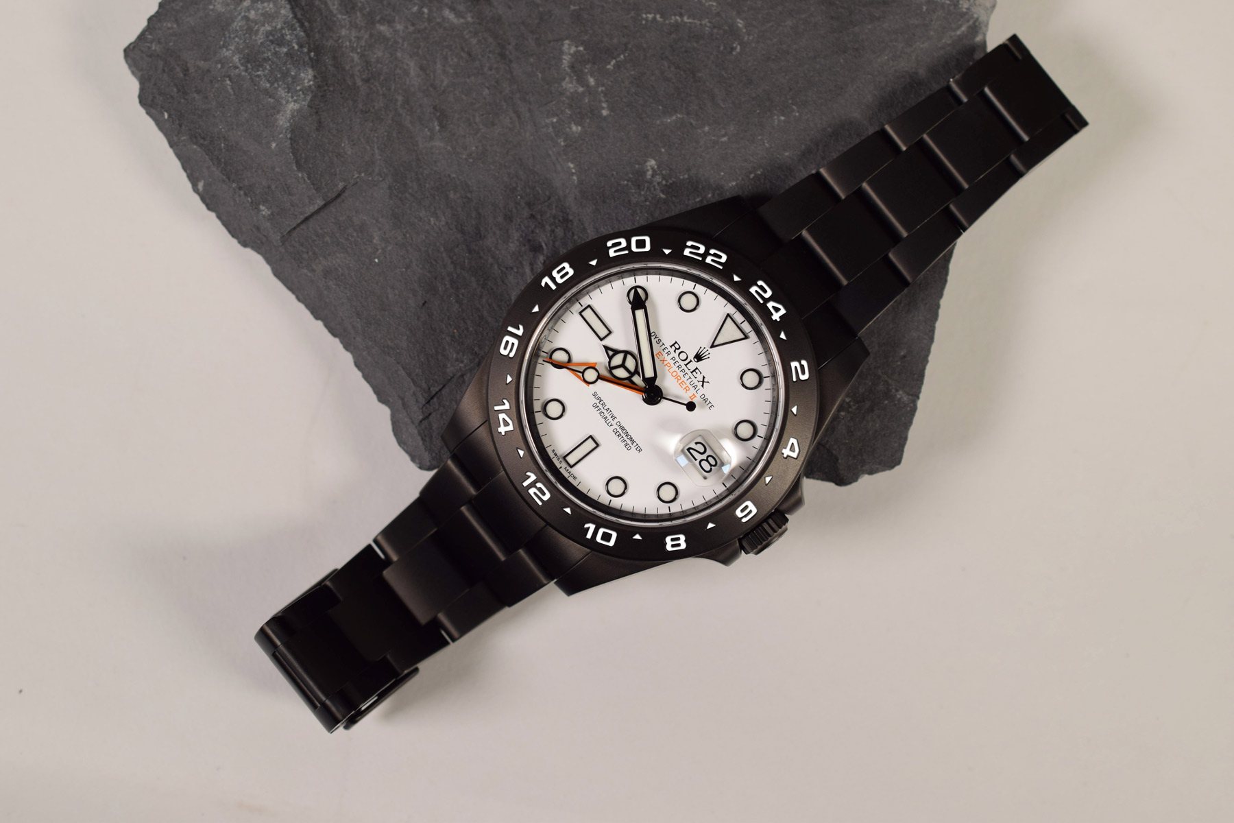 Rolex Explorer II Bianco Classic — dettaglio