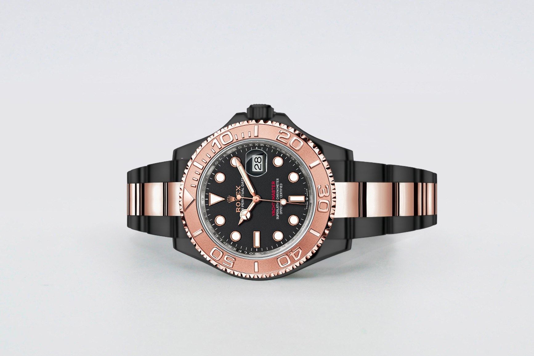 Rolex Yacht-Master 40 Everose — dettaglio