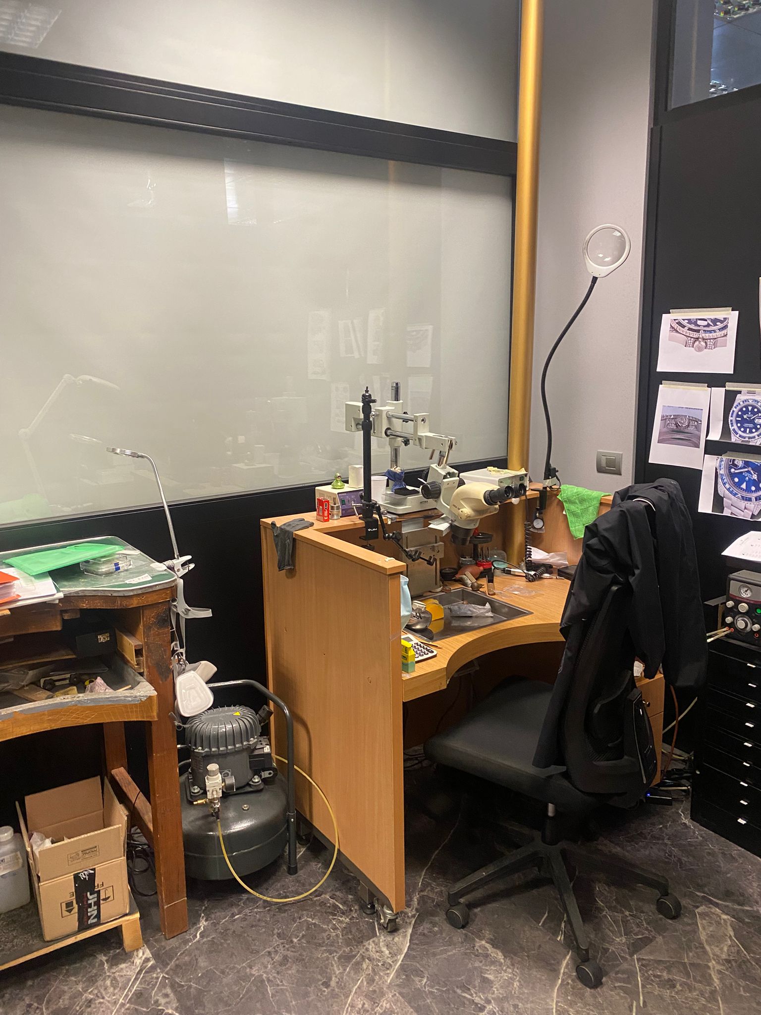 Hand gem setting bench