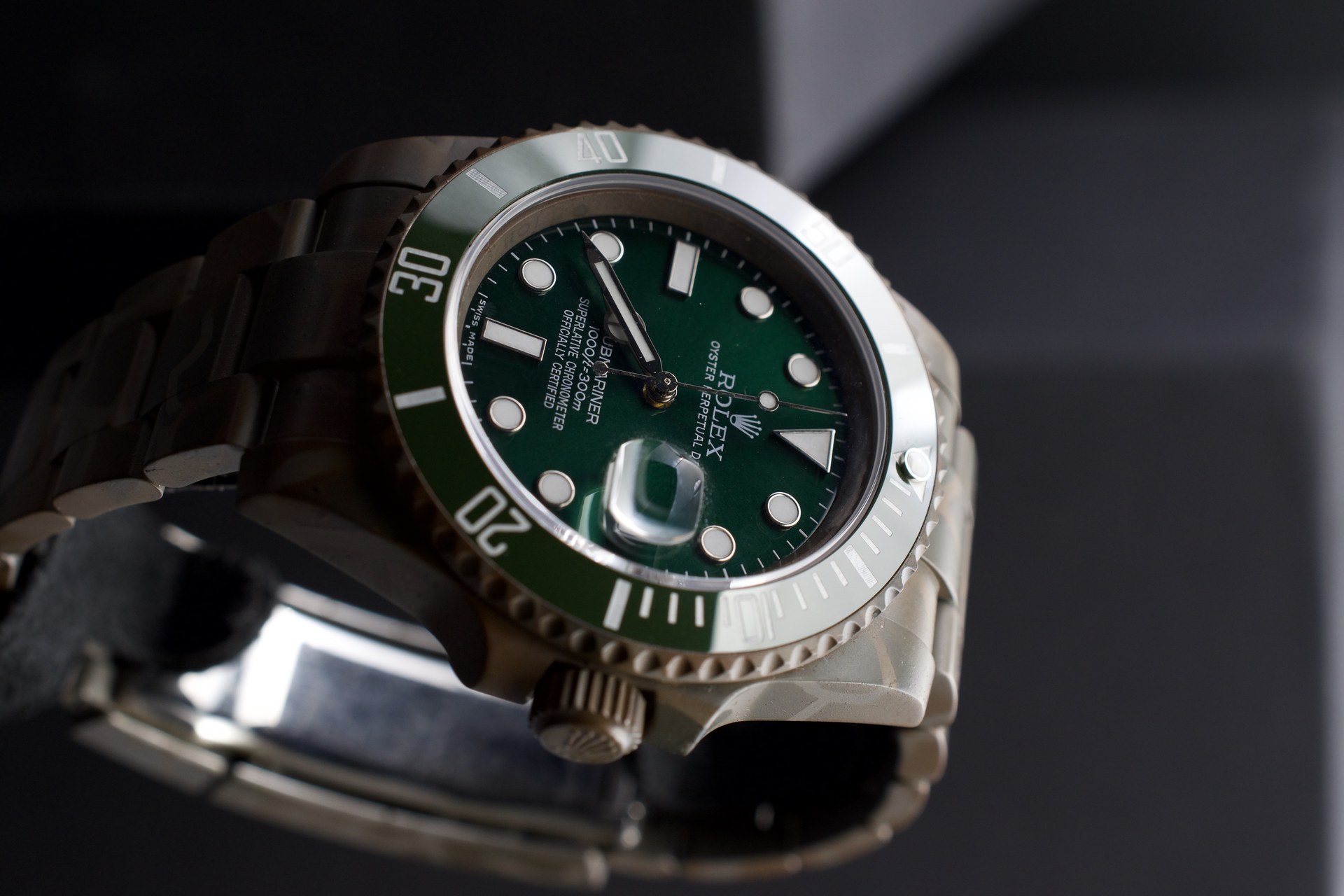 Rolex Submariner Hulk Camouflage — dettaglio