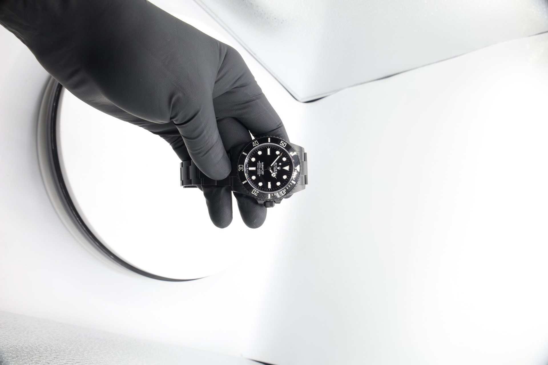 Rolex Submariner Ghiera Bianca Senza Data — dettaglio