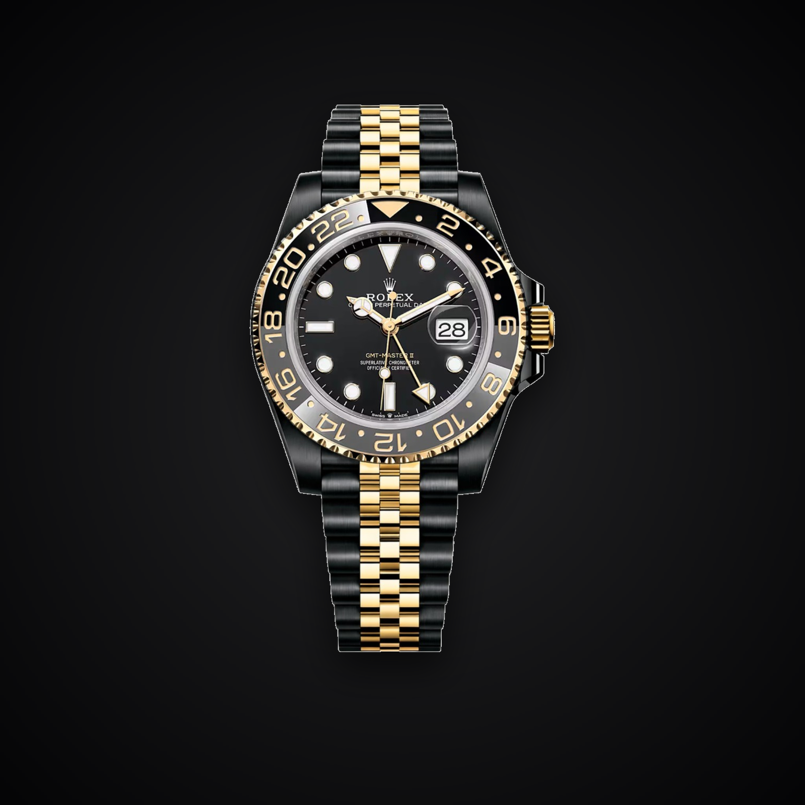 Rolex GMT-Master II 126713GRNR — blackened